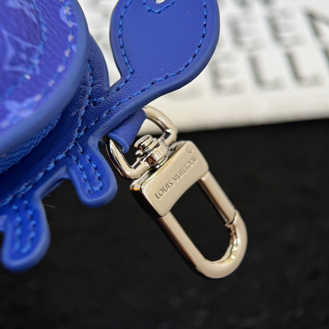 LV Blue Crab Bag Charm M01930